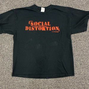 Social Distortion Summer Tour 2010 T-shirt Gildan Size XL
